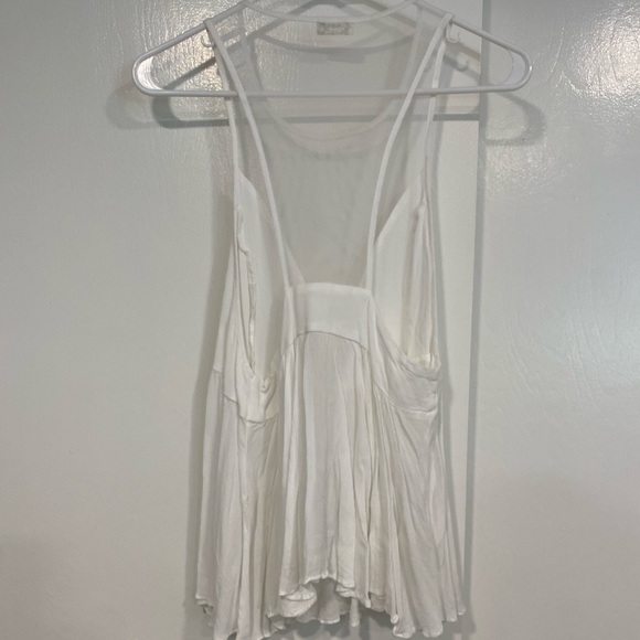 Free People White Mesh Top - Picture 6 of 7